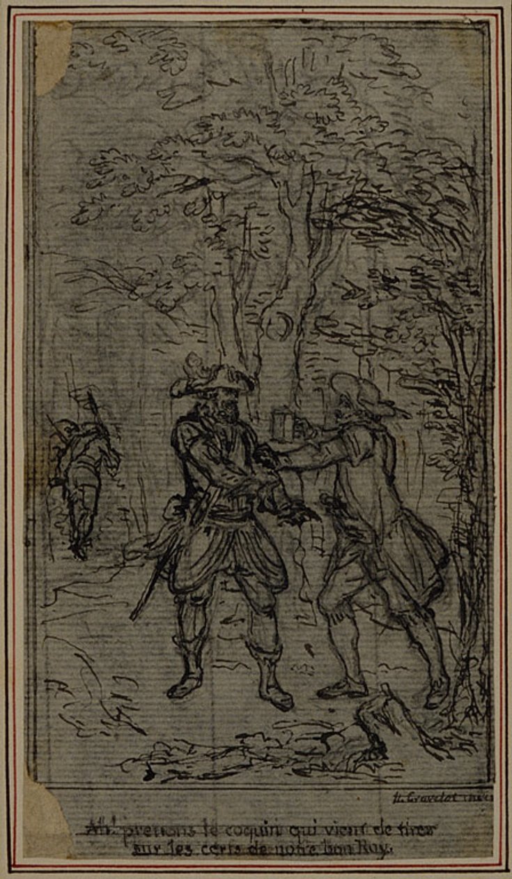 Studie voor vignet-frontispiece van Colle