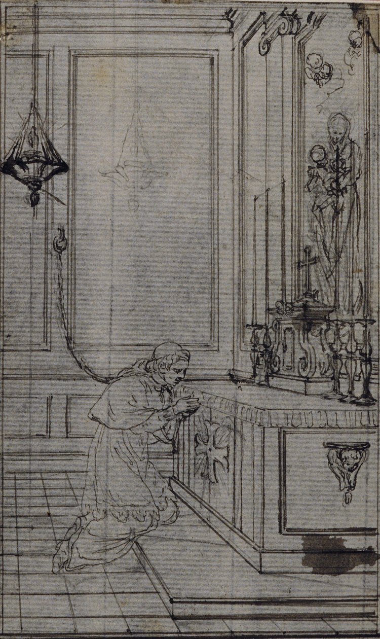 Studie voor vignet in Abbé Dinouart