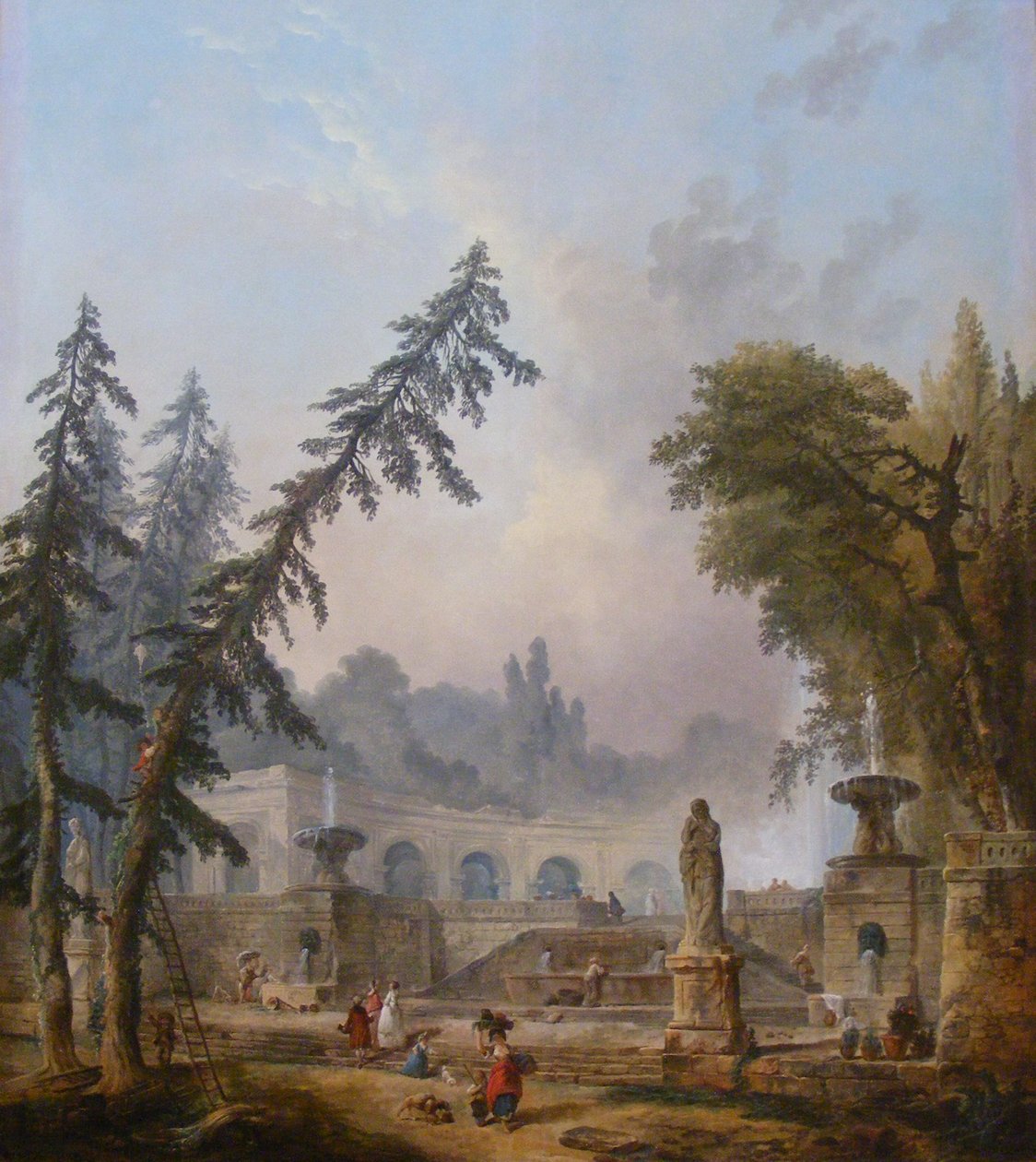 Landschap door Hubert Robert