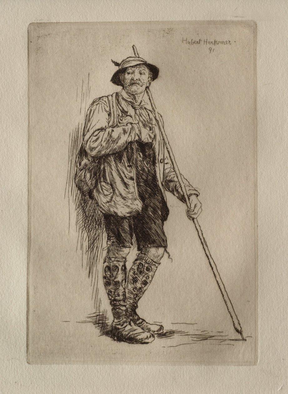Beierse boer door Hubert von Herkomer