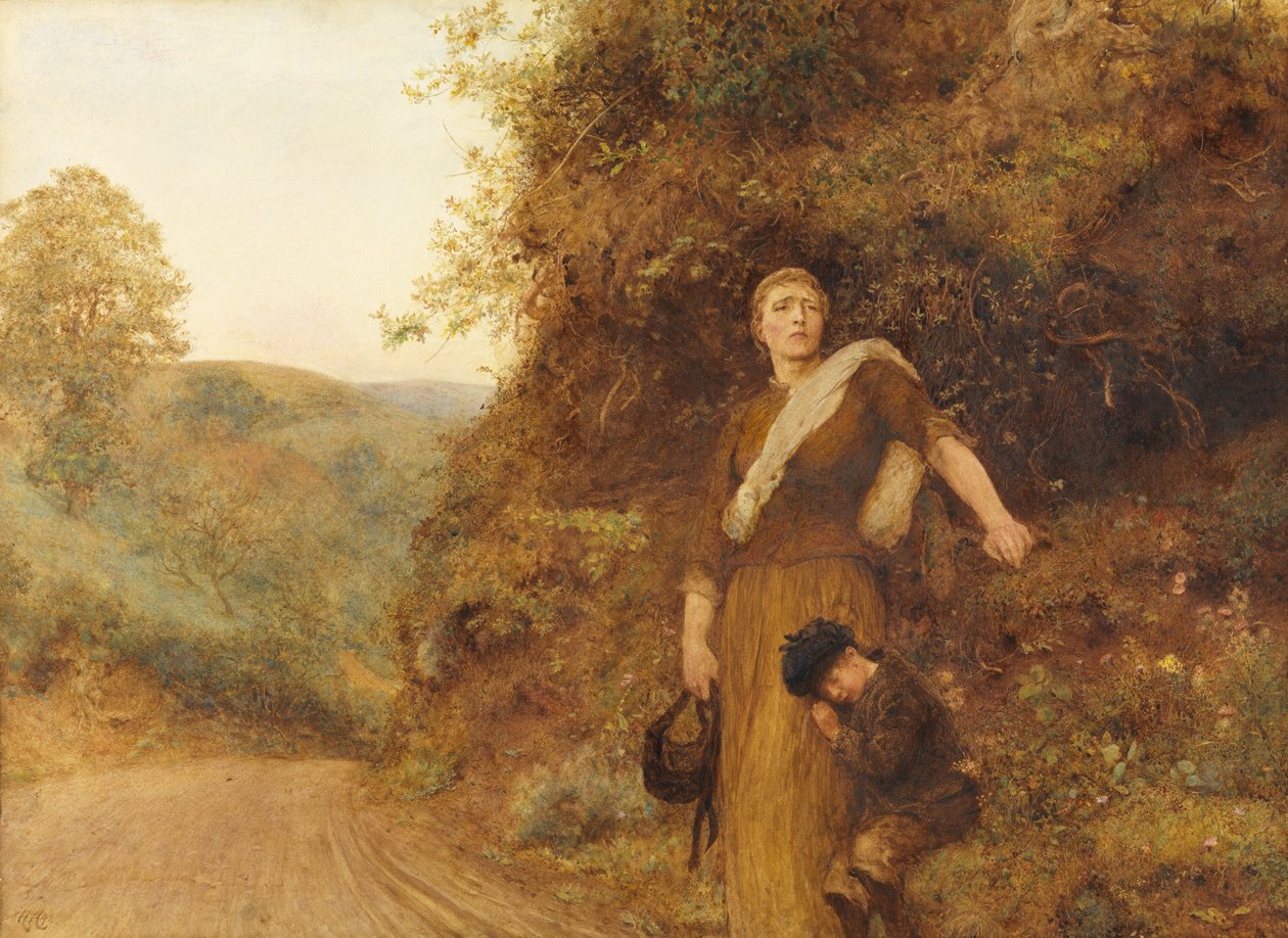 Hagar, 1892 door Hubert von Herkomer