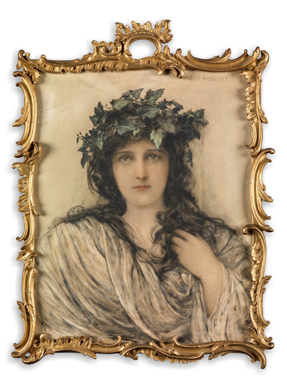 Klimop door Hubert von Herkomer