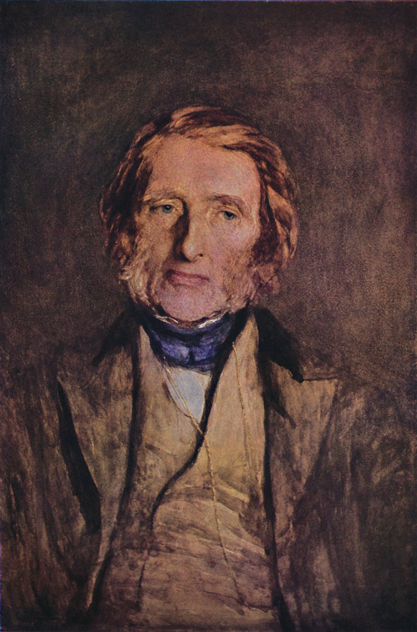 John Ruskin 1819-1900, 1879, 1947 door Hubert von Herkomer