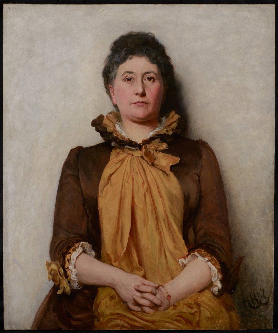 Josephine Dockar-Drysdale (olieverf op doek) door Hubert von Herkomer