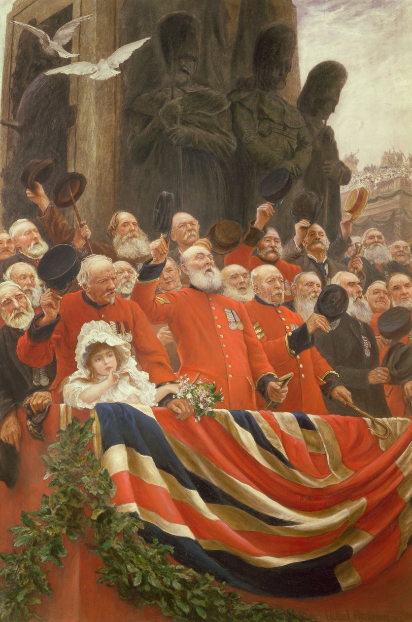 Het Gejuich van de Wachten door Hubert von Herkomer