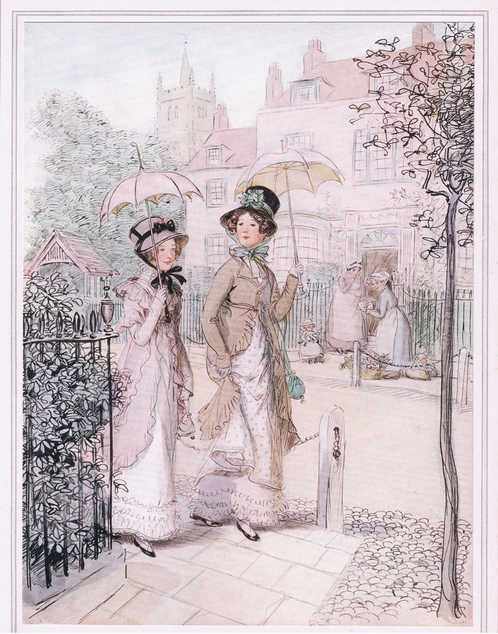 Miss Willoughby: We zijn nu overal bekend, Susan, jij en ik, als de oude vrijsters van Quality Street door Hugh Thomson