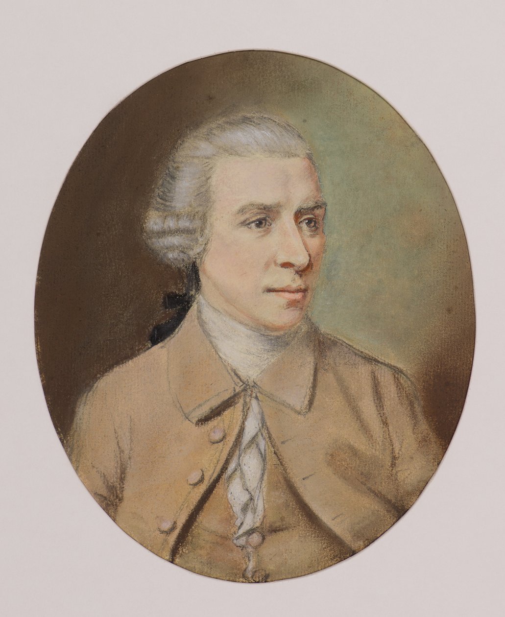 Portret van een Man (of Gavin Hamilton) door Hugh Douglas (manner of) Hamilton