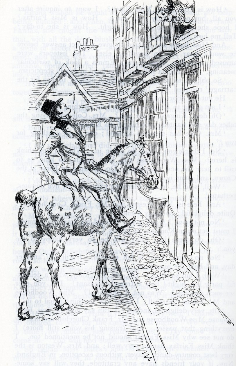 Illustratie voor "Emma" door Jane Austen door Hugh Thomson