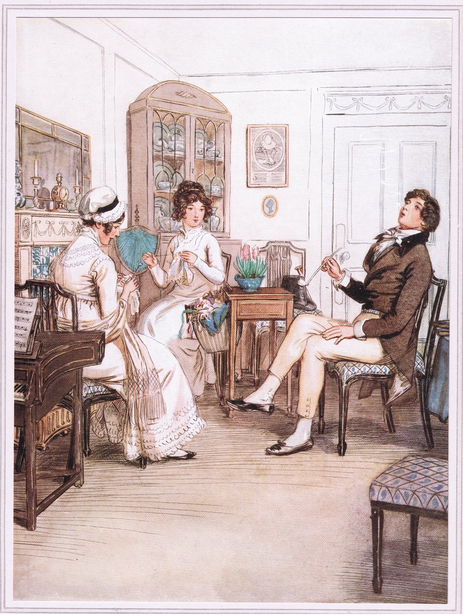 Phoebe: Hij is absoluut onbevreesd, Susan, hij heeft zijn pijp in deze kamer gerookt. door Hugh Thomson