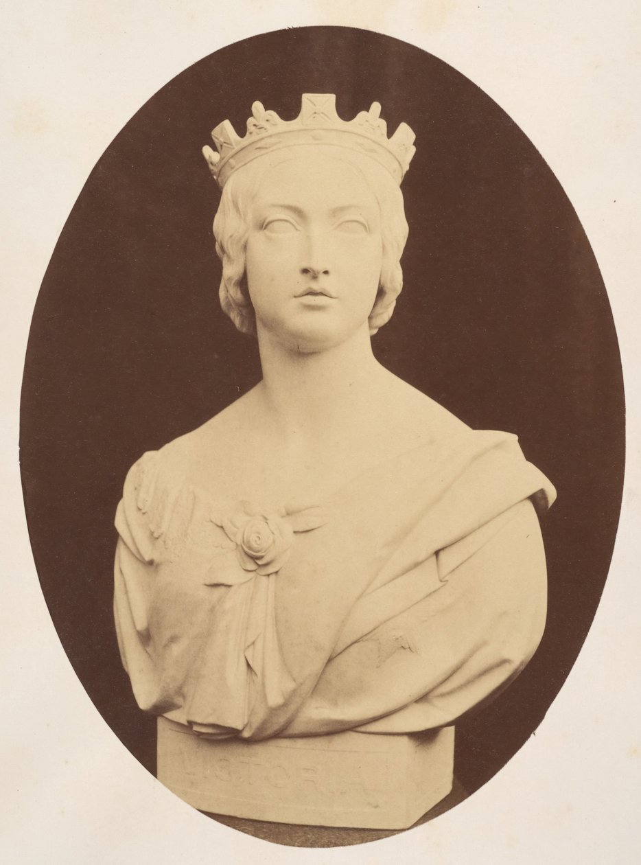 Kopie van een Buste van Hare Majesteit Koningin Victoria, door Joseph Durham door Hugh Welch Diamond