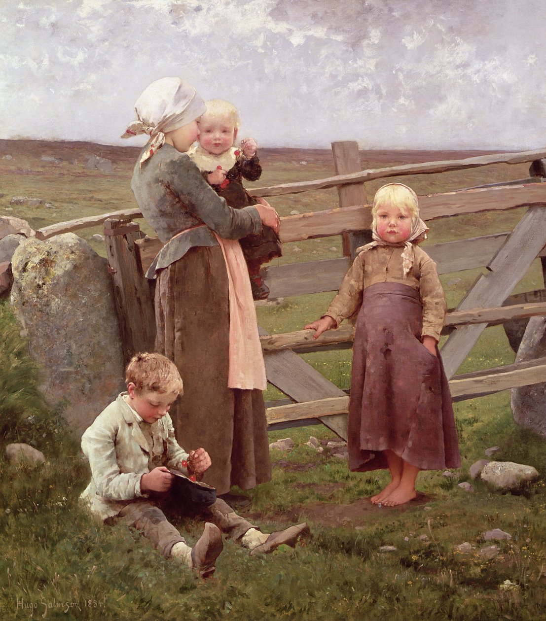 De Dalby-poort, Skåne door Hugo Salmson