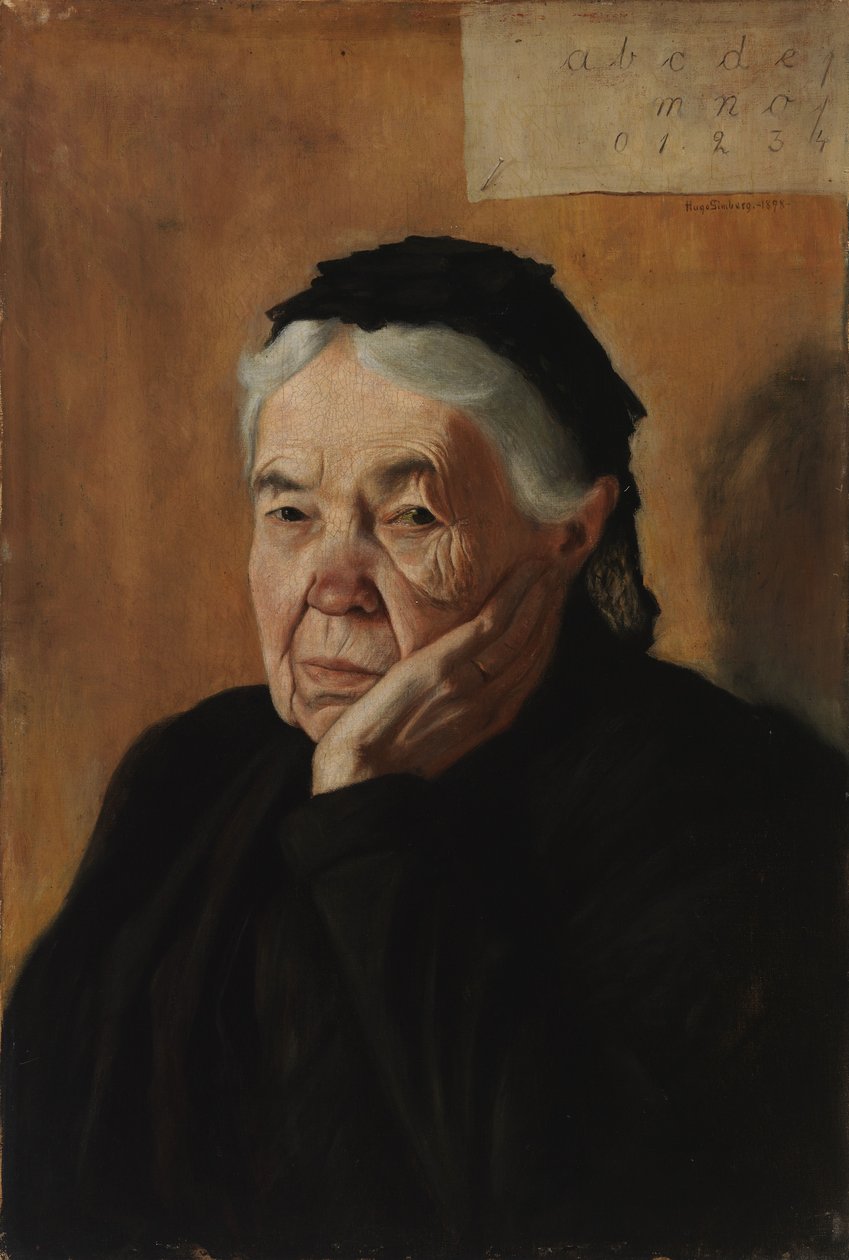 Tante; de tante van de kunstenaar door Hugo Simberg