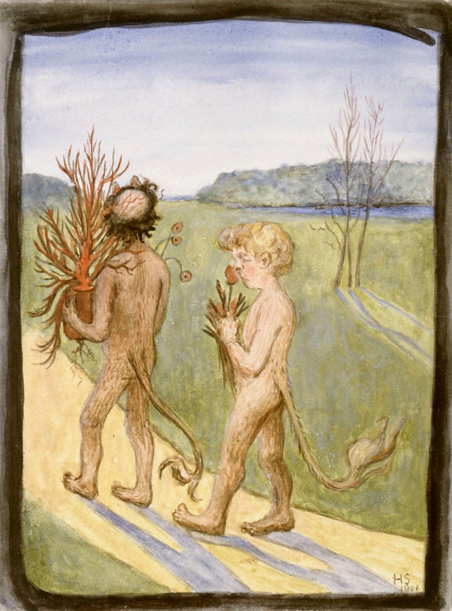 Bloemen voor haar door Hugo Simberg