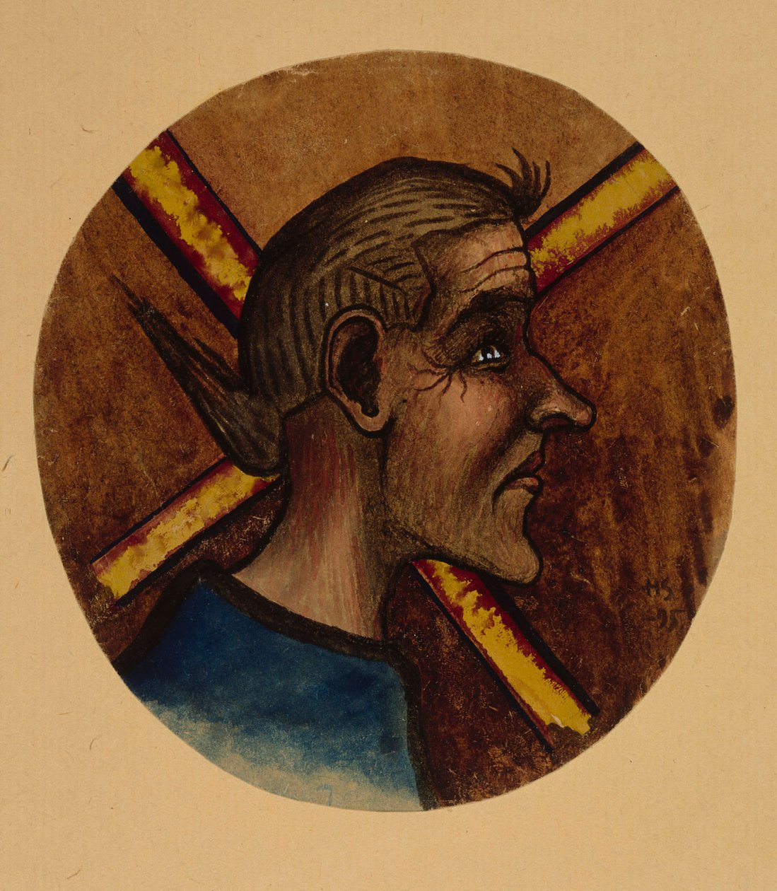 Wahnsinn door Hugo Simberg