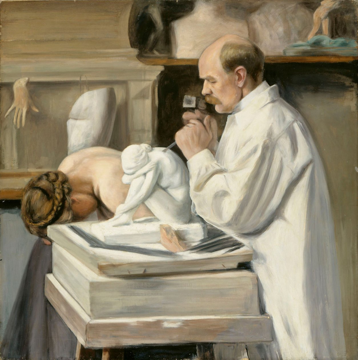 Portret van Viktor Malmberg door Hugo Simberg