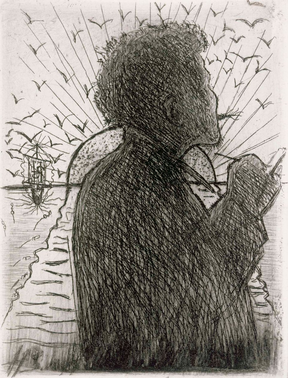 Zelfportret I door Hugo Simberg