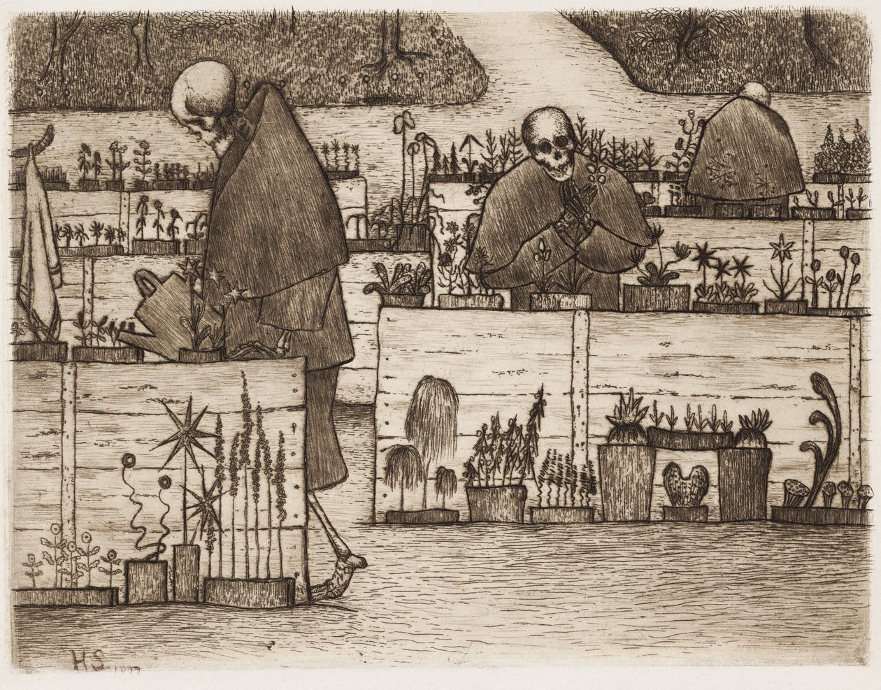 De Tuin van de Dood; In de Tuin van de Dood door Hugo Simberg