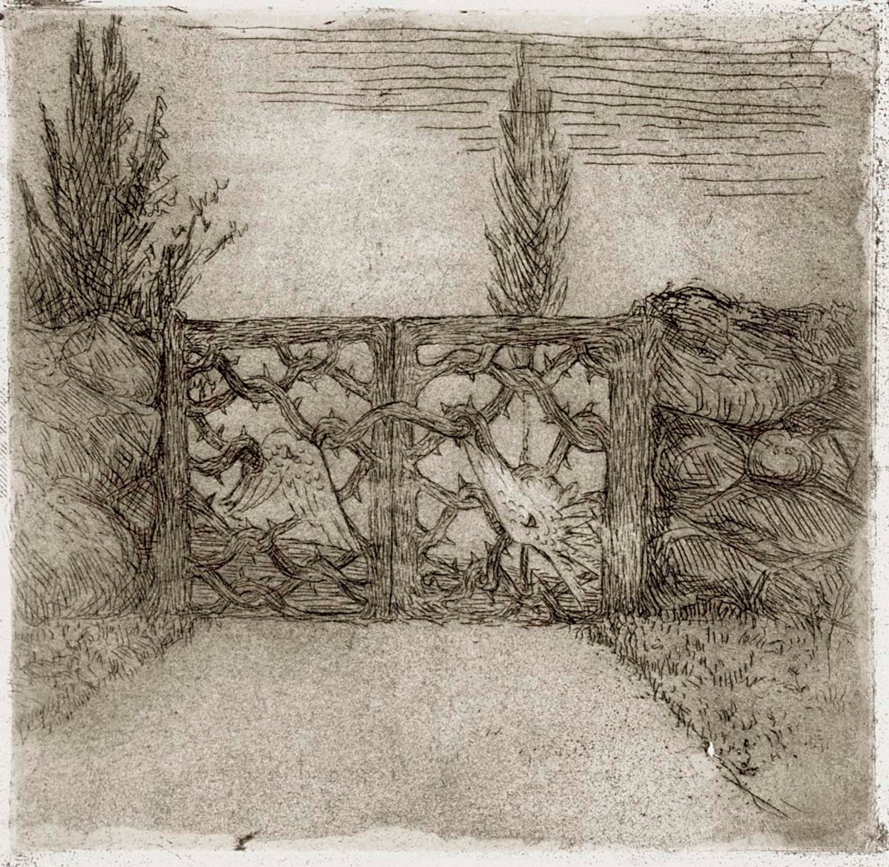Doornpoort door Hugo Simberg
