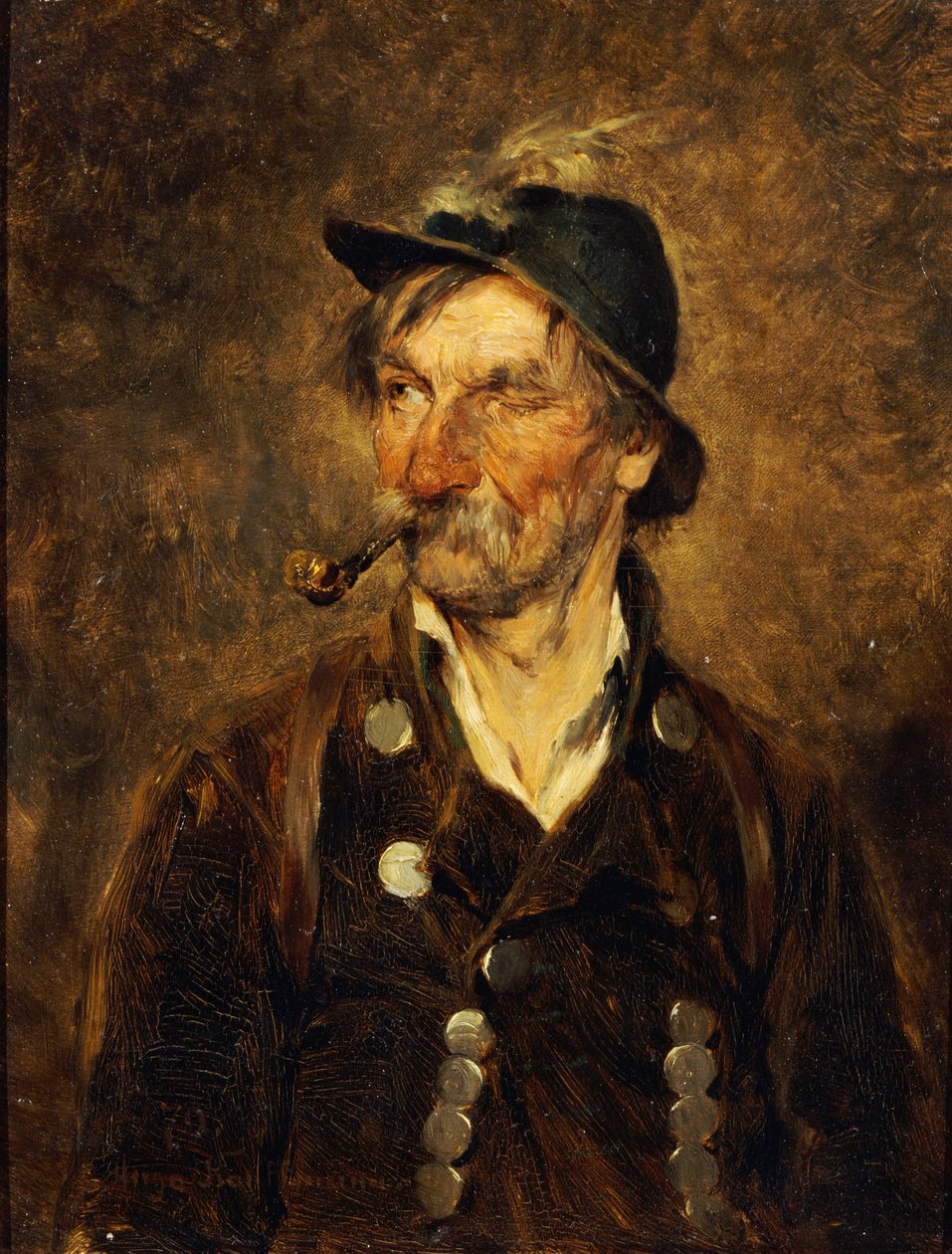 De oude jager door Hugo Wilhelm Kauffman