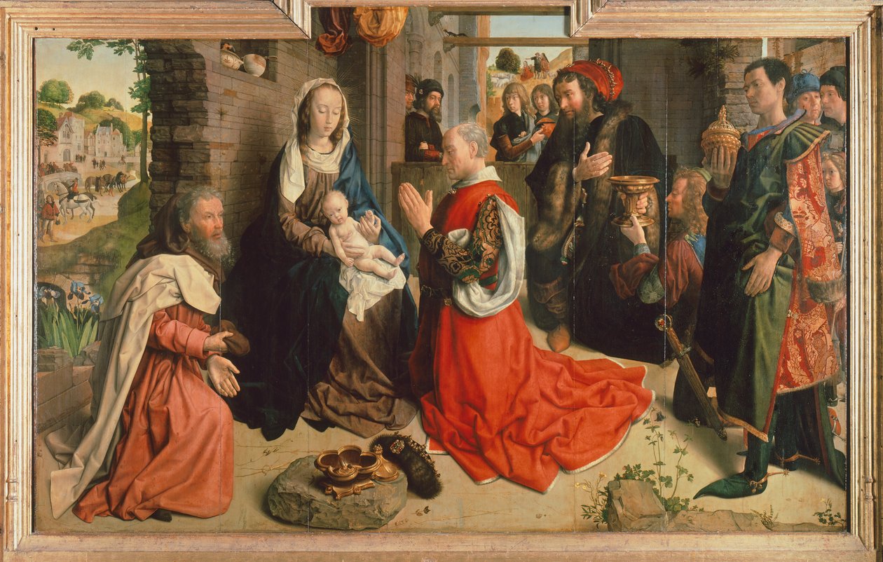 Aanbidding der Wijzen door Hugo van der Goes