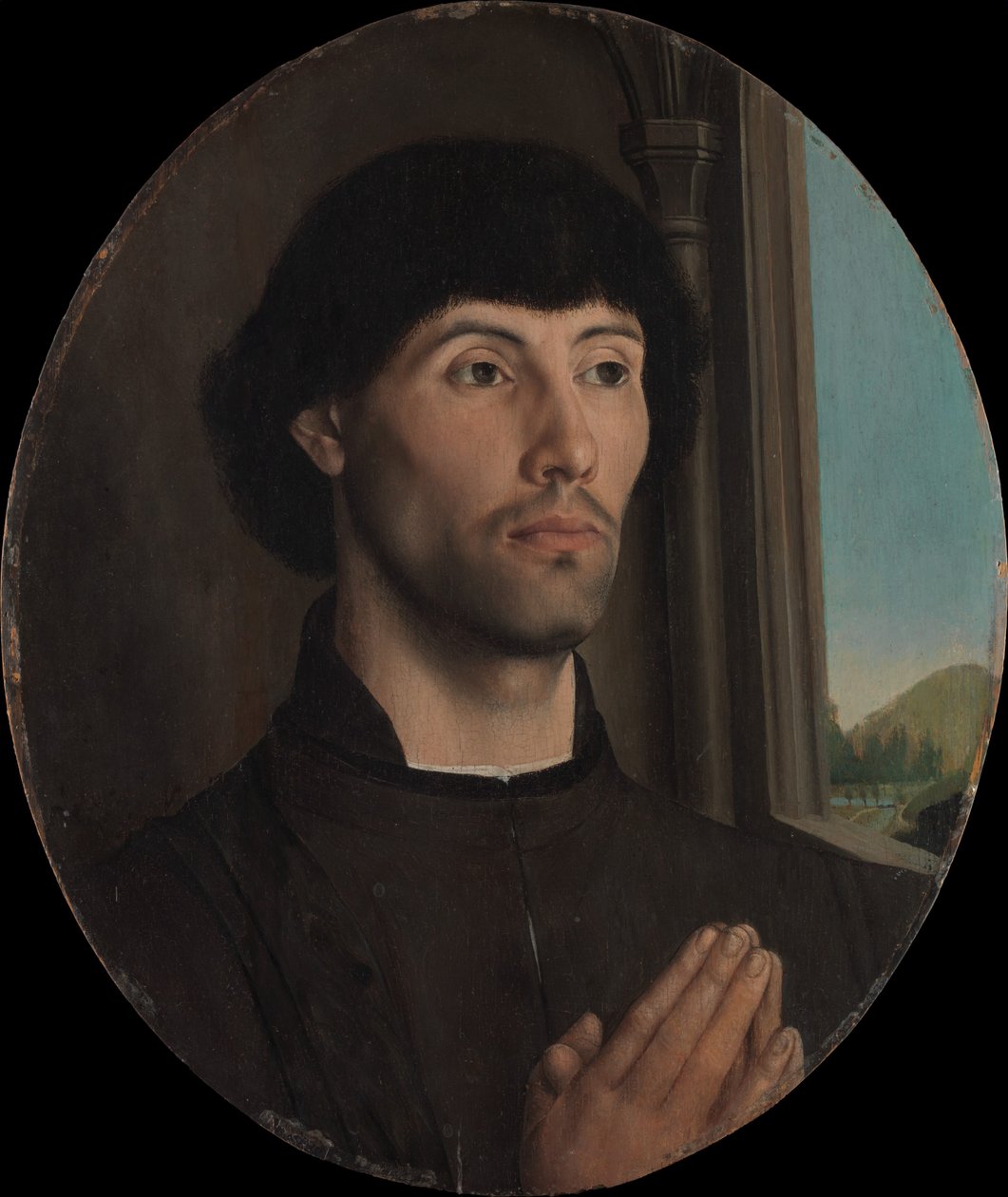 Portret van een man, ca. 1475 door Hugo van der Goes