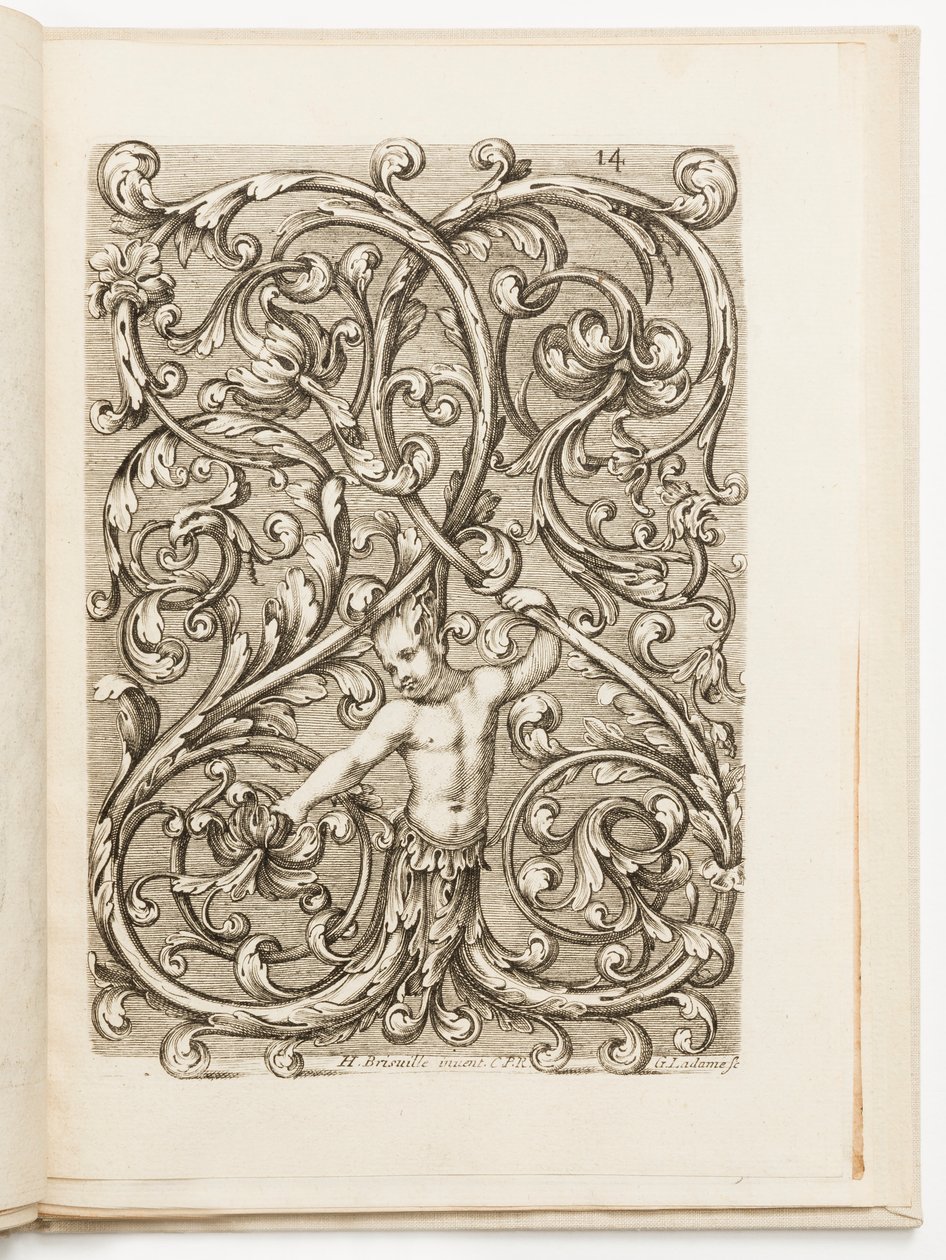 Blad 14, uit Diverses pièces de serruriers door Hugues Brisville