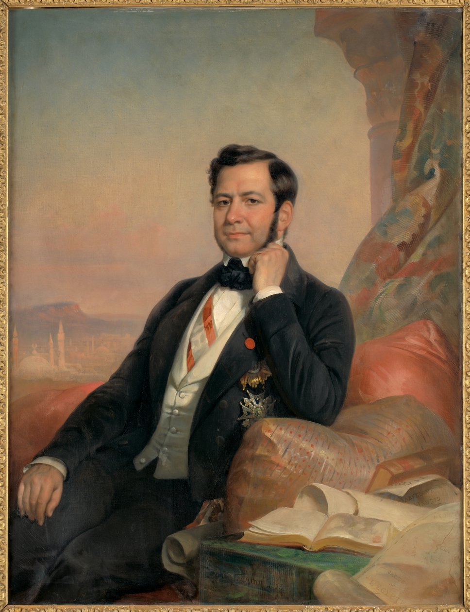 Portret van Ferdinand de Lesseps door Hugues Foureau