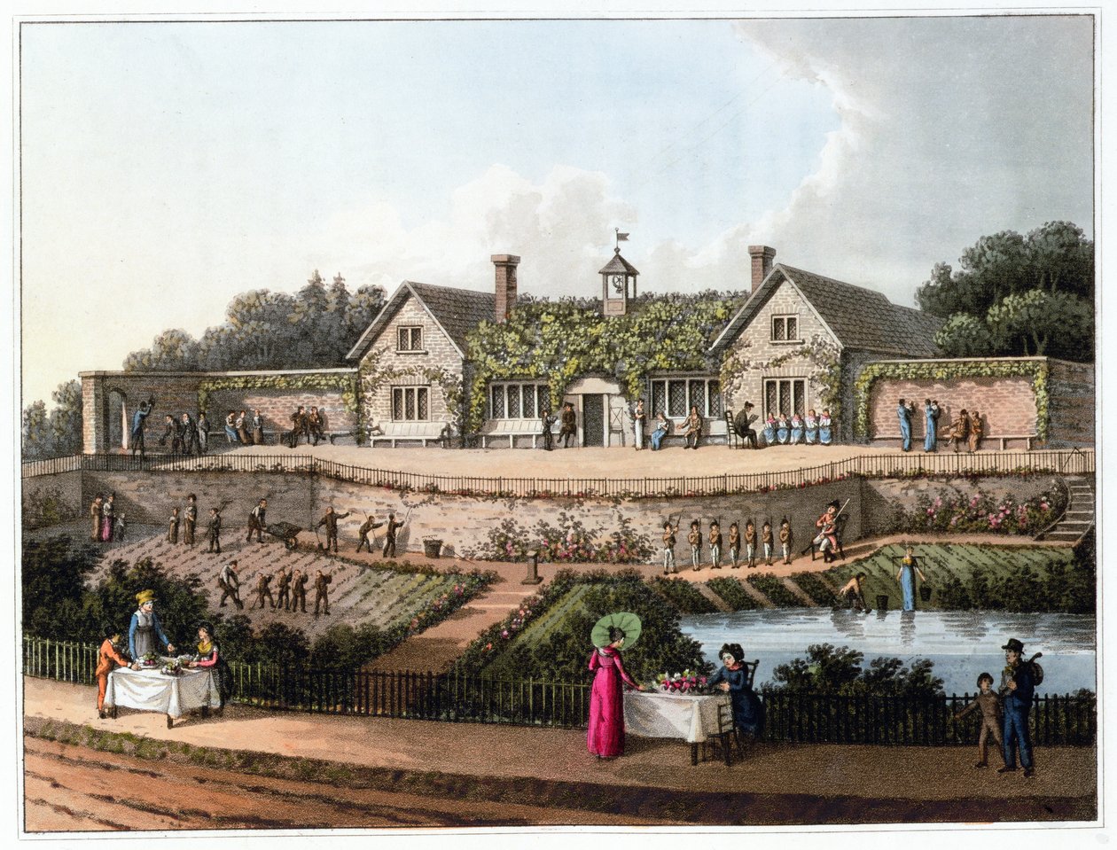 Het Werkhuis door Humphry Repton