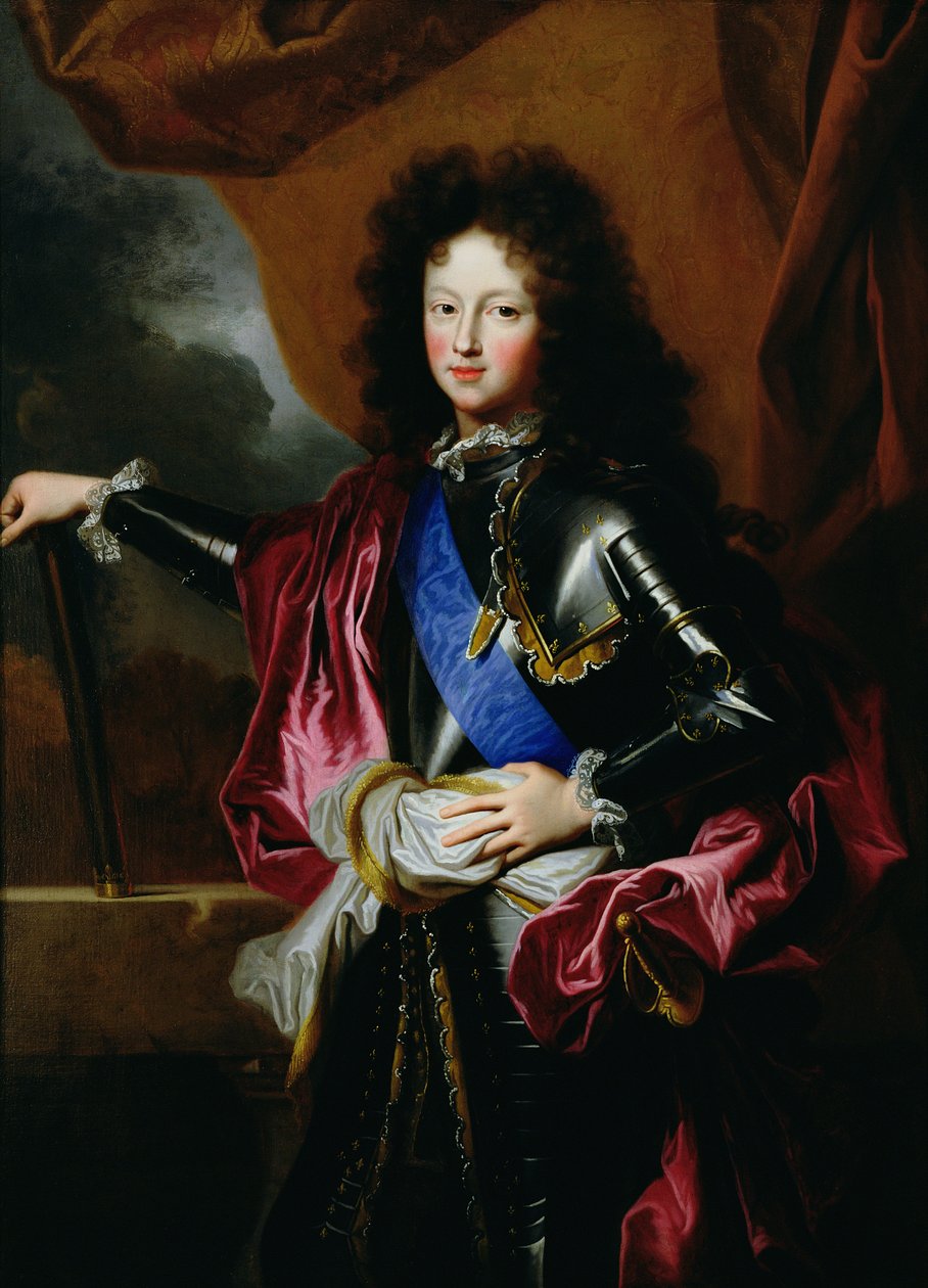 Portret van Lodewijk van Frankrijk (1682-1712) Hertog van Bourgondië, c.1697 door Hyacinthe Francois Rigaud