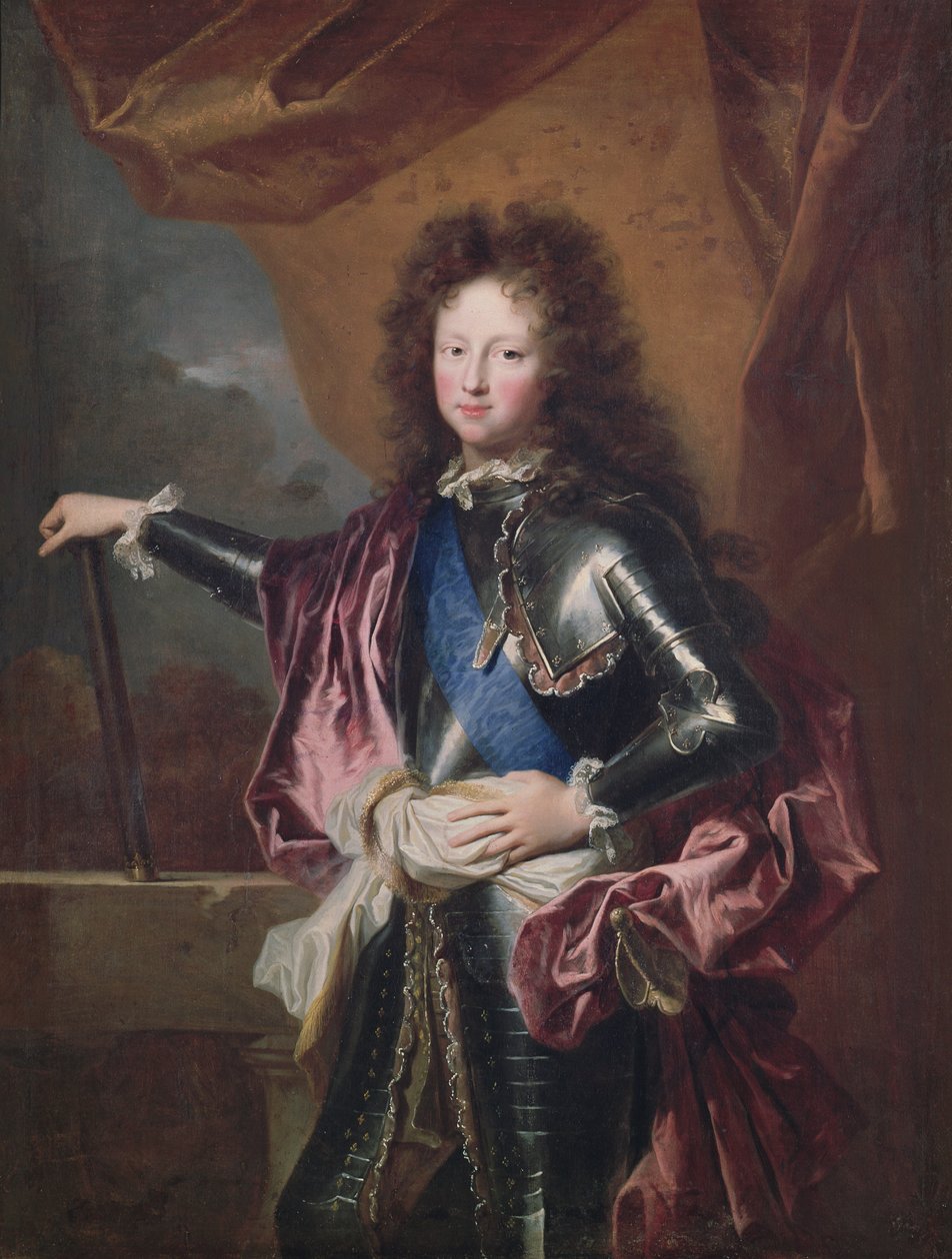 Portret van Philippe II (1674-1723) hertog van Chartres als jongen door Hyacinthe Francois Rigaud