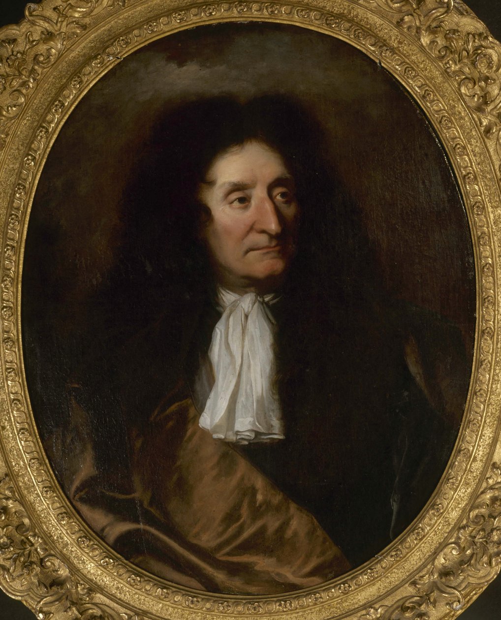 Portret van Jean de La Fontaine 1621-1695 door Hyacinthe François Honoré Rigaud