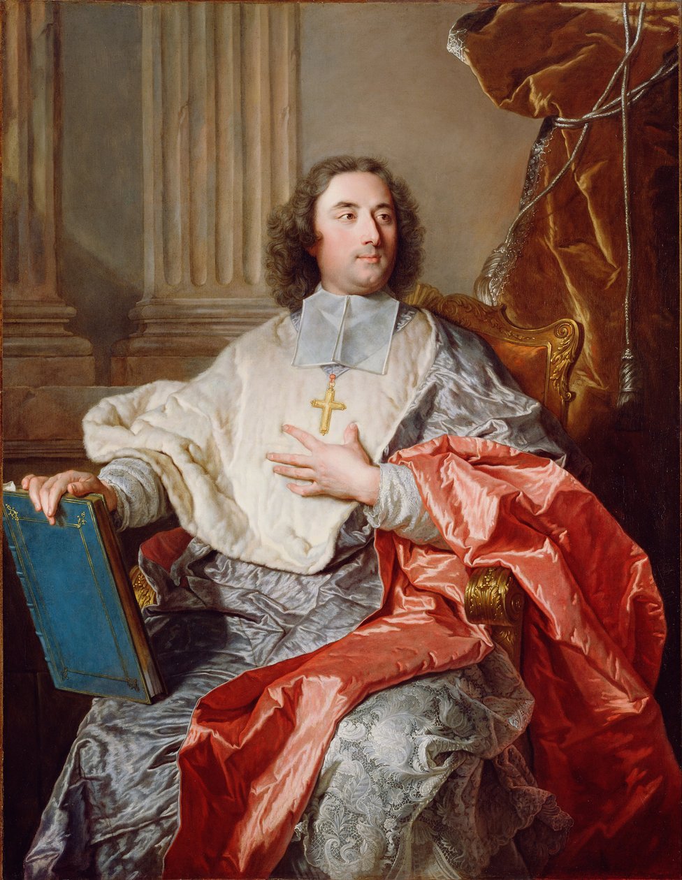 Charles de Saint-Albin, aartsbisschop van Cambrai door Hyacinthe Rigaud