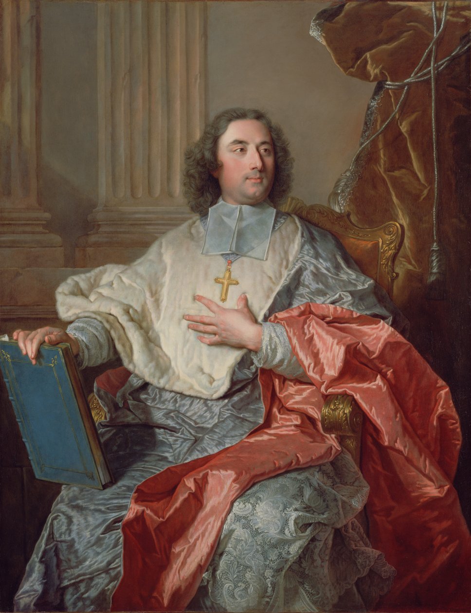 Charles de Saint-Albin, aartsbisschop van Kamerijk door Hyacinthe Rigaud