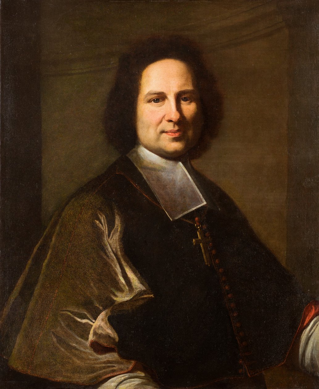 Portret van Jean VIII César Rousseau de La Parisière, bisschop van Nîmes door Hyacinthe Rigaud