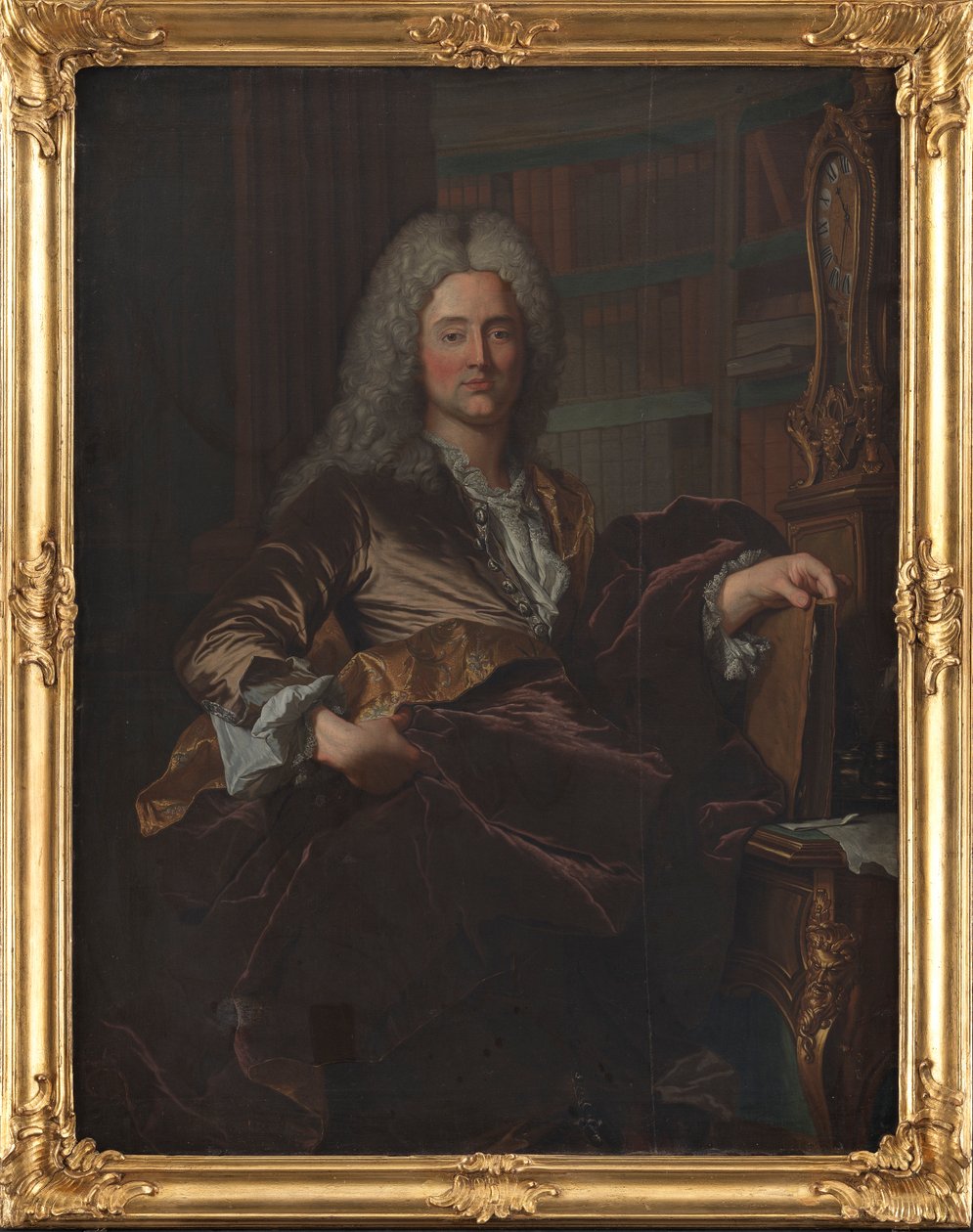 Portret van Peder Benzon Mylius, rechter bij het Hooggerechtshof door Hyacinthe Rigaud