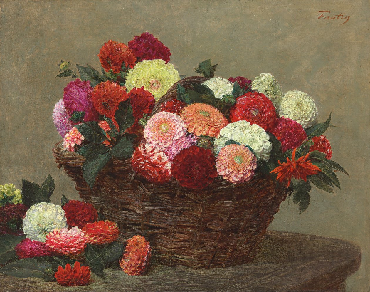 Mand met Dahlia
