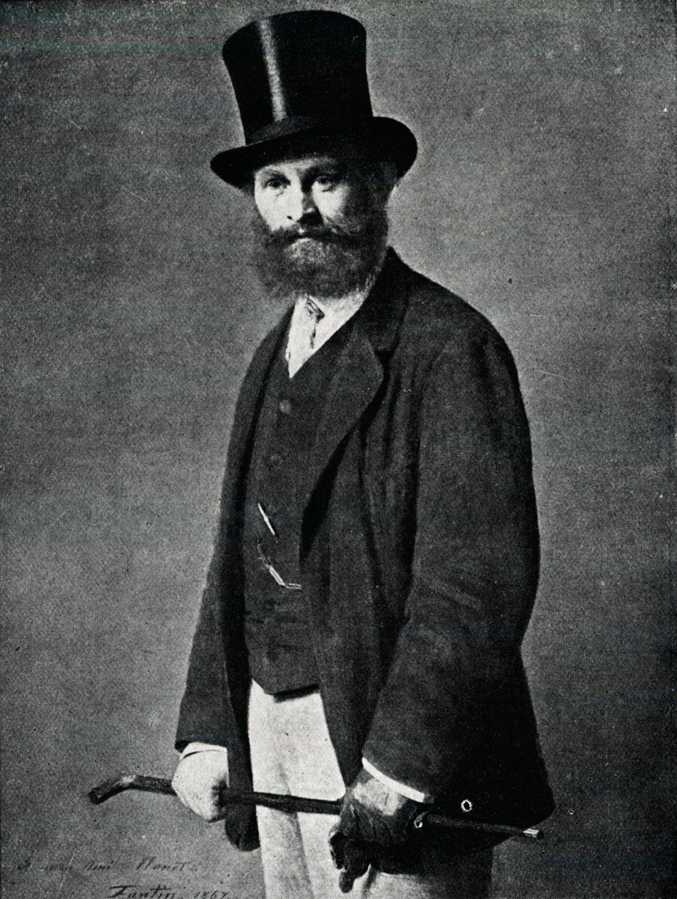 Edouard Manet. Uit het portret door Fantin-Latour, 1901 door Ignace Henri Jean Fantin-Latour