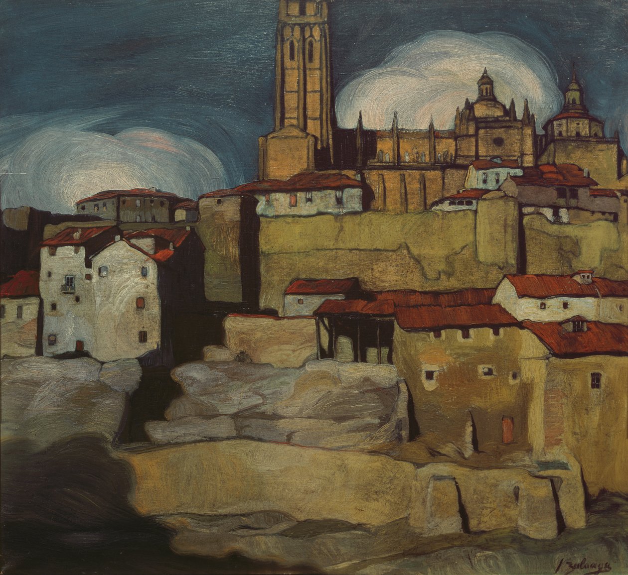 Kathedraal van Segovia, 1909 door Ignacio Zuloaga y Zabaleta