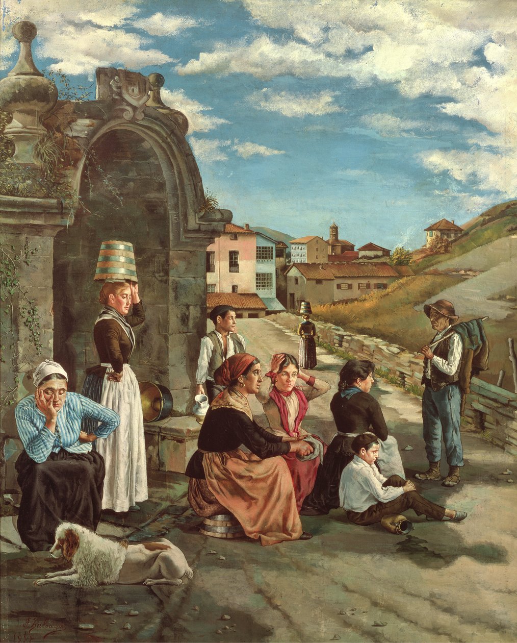 De Lente van Eibar, 1888 door Ignacio Zuloaga y Zabaleta