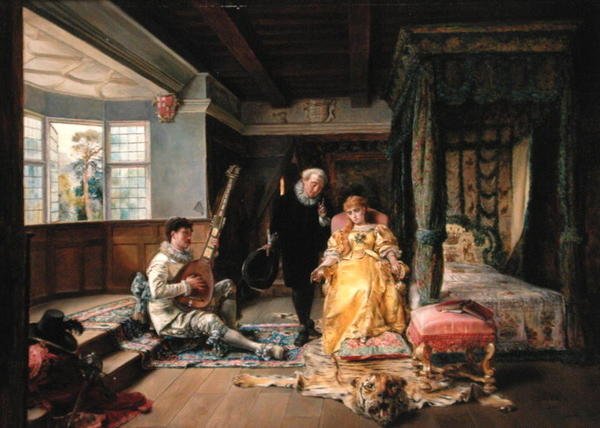 Het bezoek van de arts door Ignacio Leon y Escosura