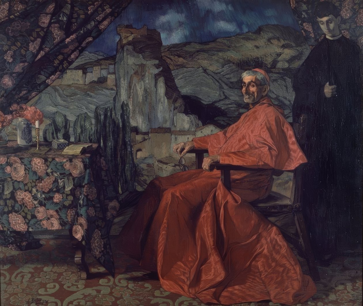 De kardinaal – 1912 door Ignacio Zuloaga y Zabaleta