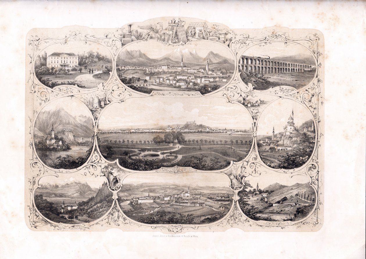 Ljubljana door Ignaz von Kleinmayr