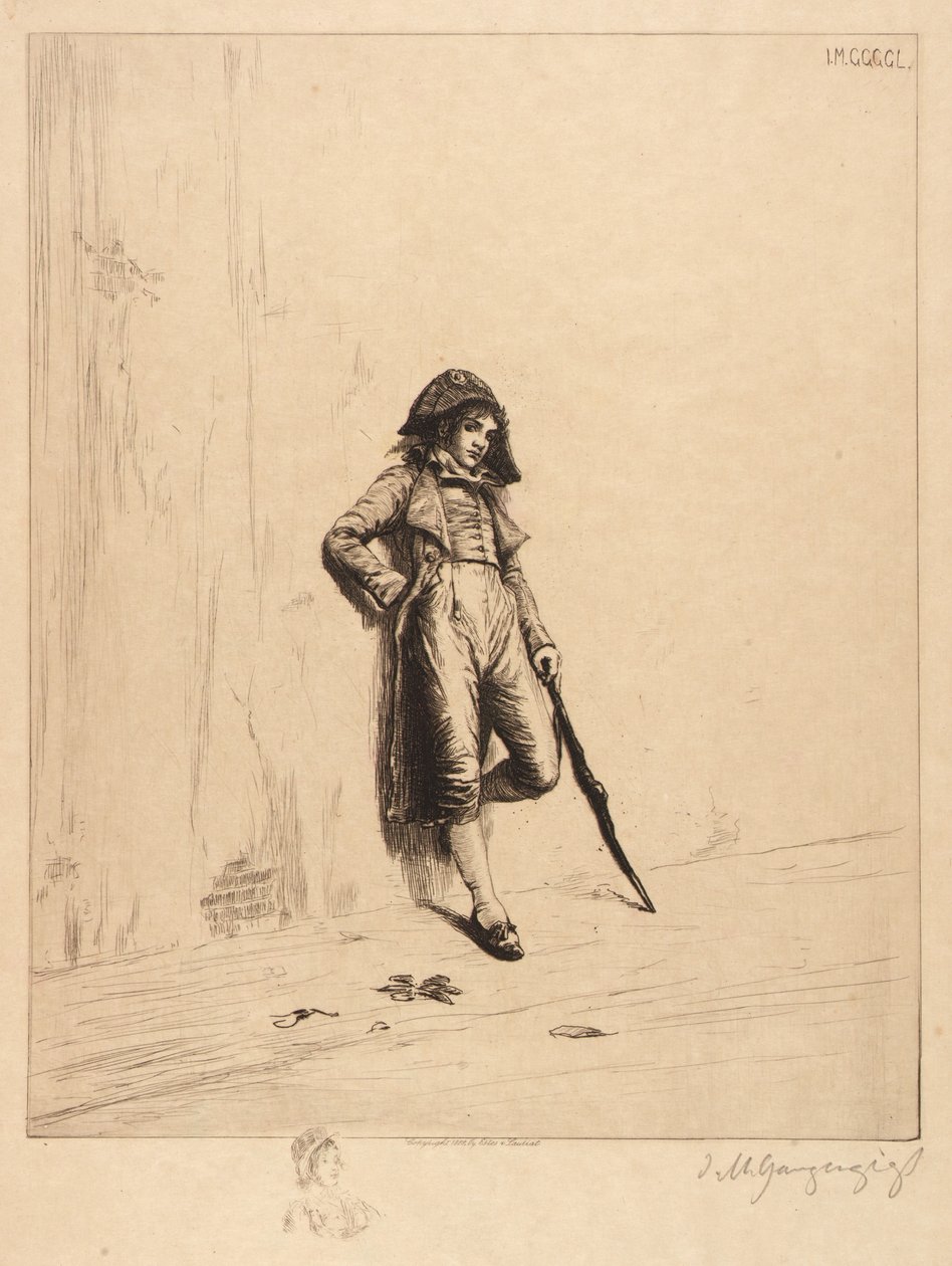 De schoenen door Ignaz Marcel Gaugengigl