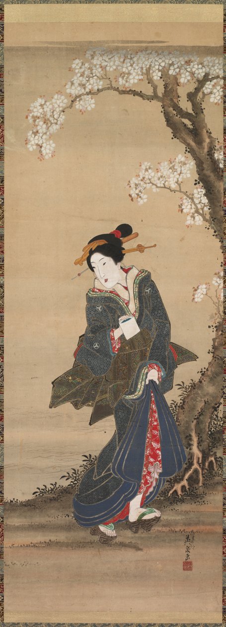 Courtisane door Ikeda Eisen