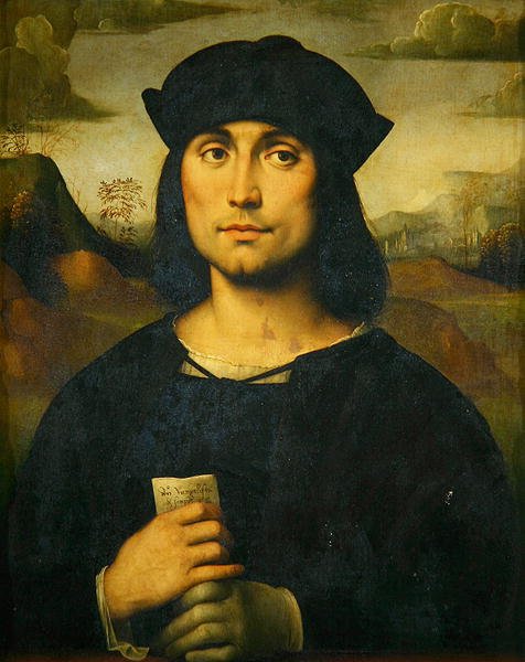 Portret van Evangelista Scappi door Il  Francia