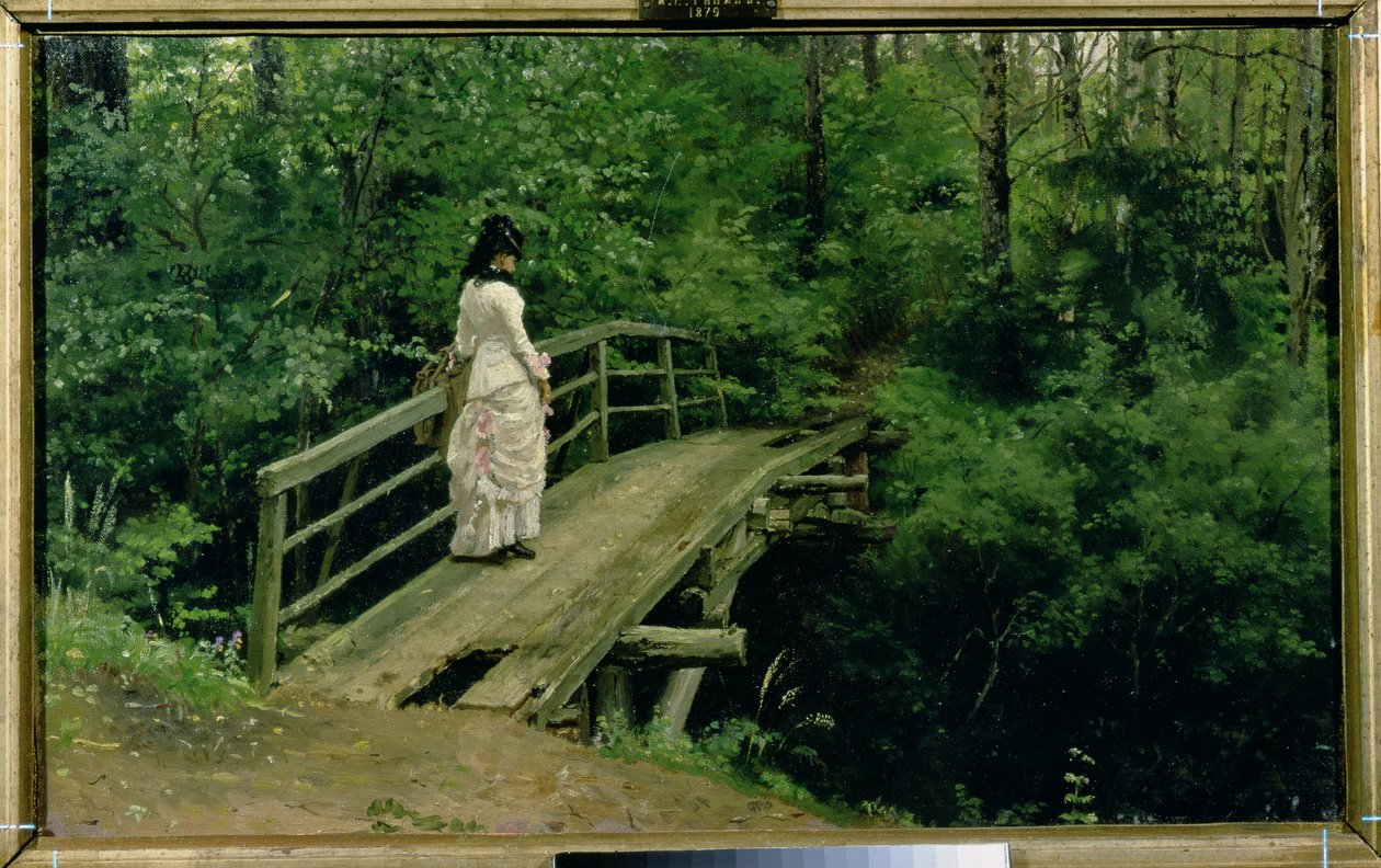 Zomerlandschap, 1879 door Ilya Efimovich Repin