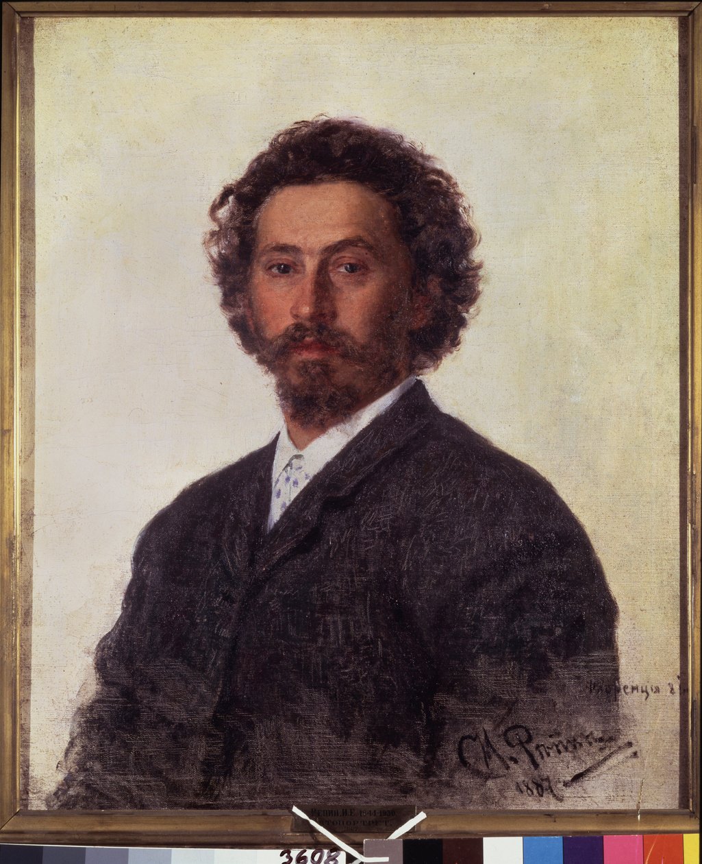 Zelfportret. door Ilya Efimovich Repin