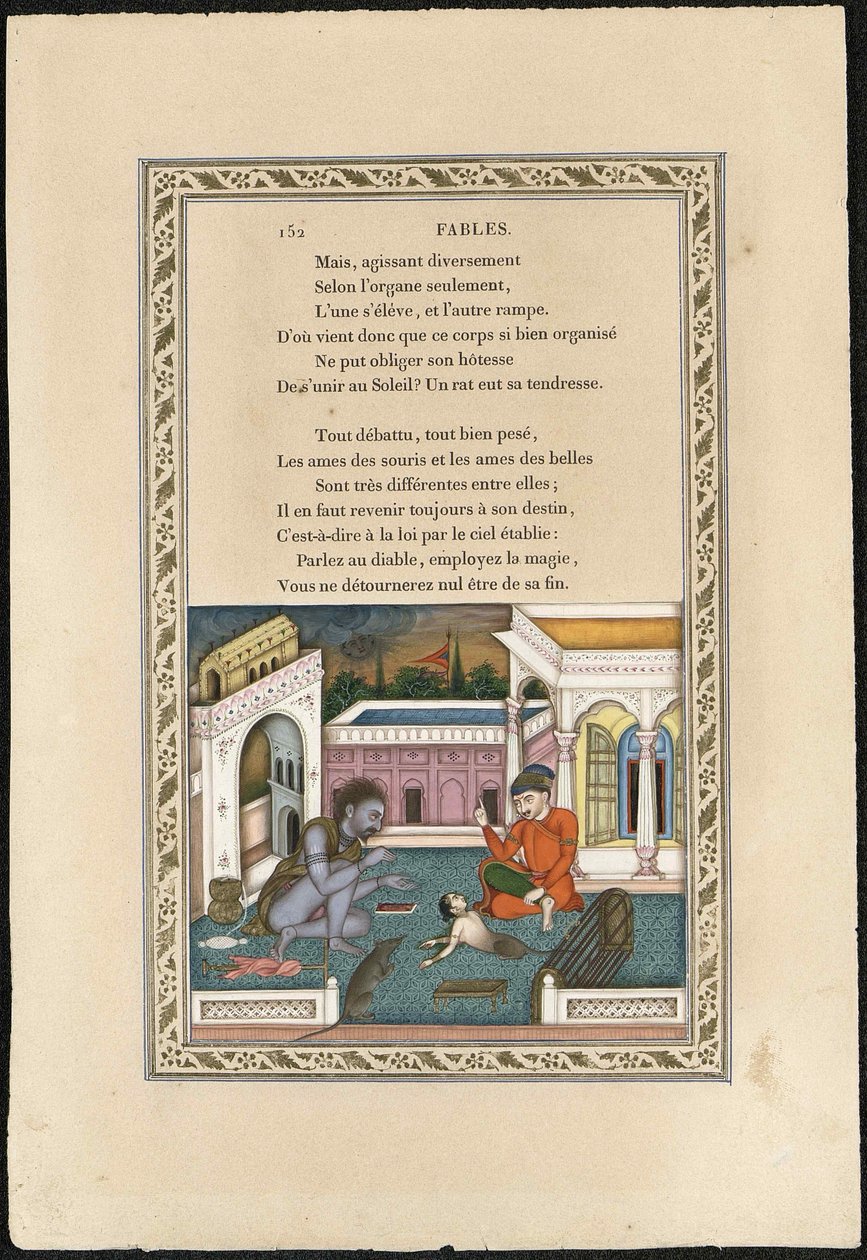 De muis veranderde in een meid, 1837-1839 door Imam Bakhsh Lahori
