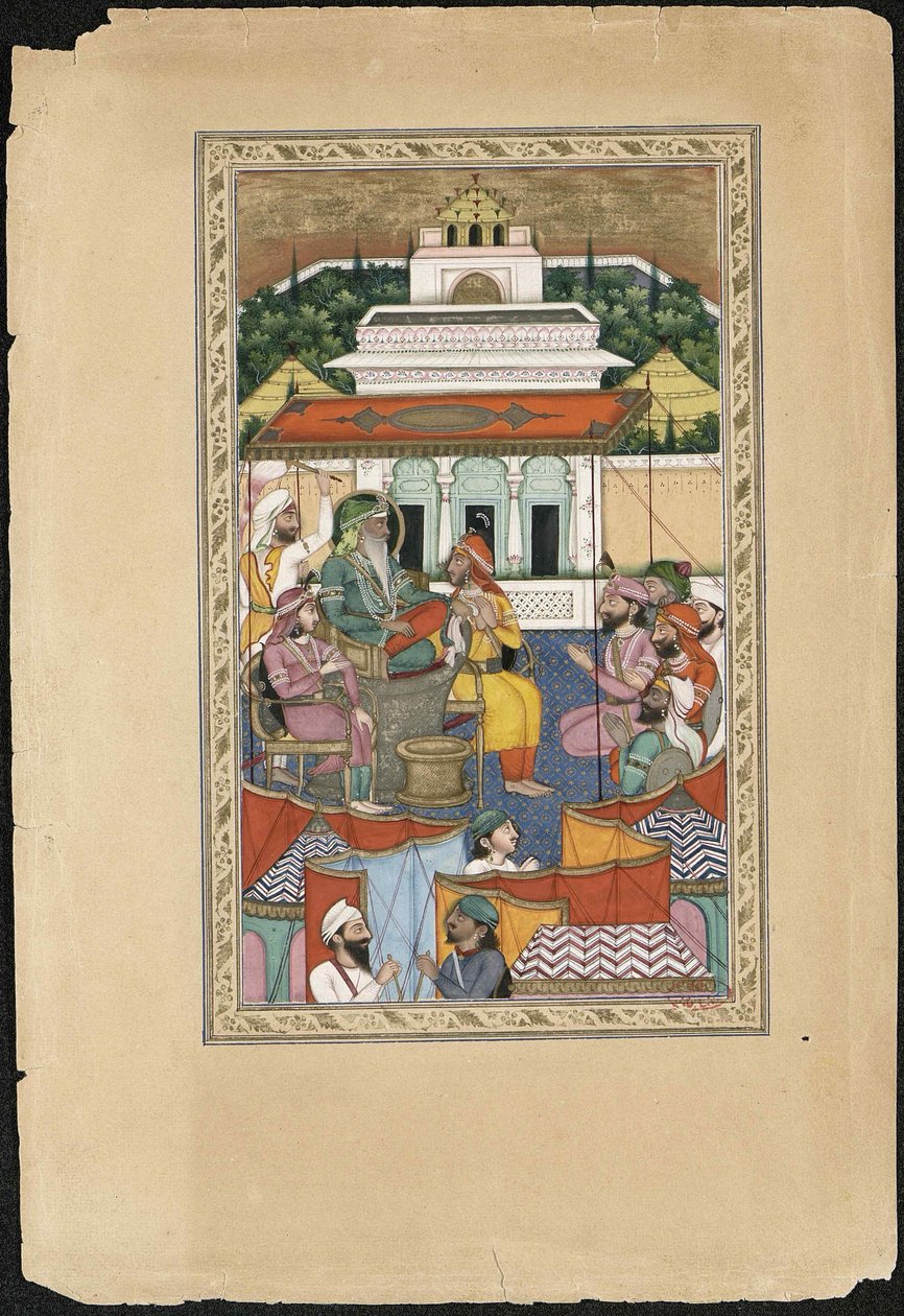 Maharaja Ranjit Singh, 1841 door Imam Bakhsh Lahori