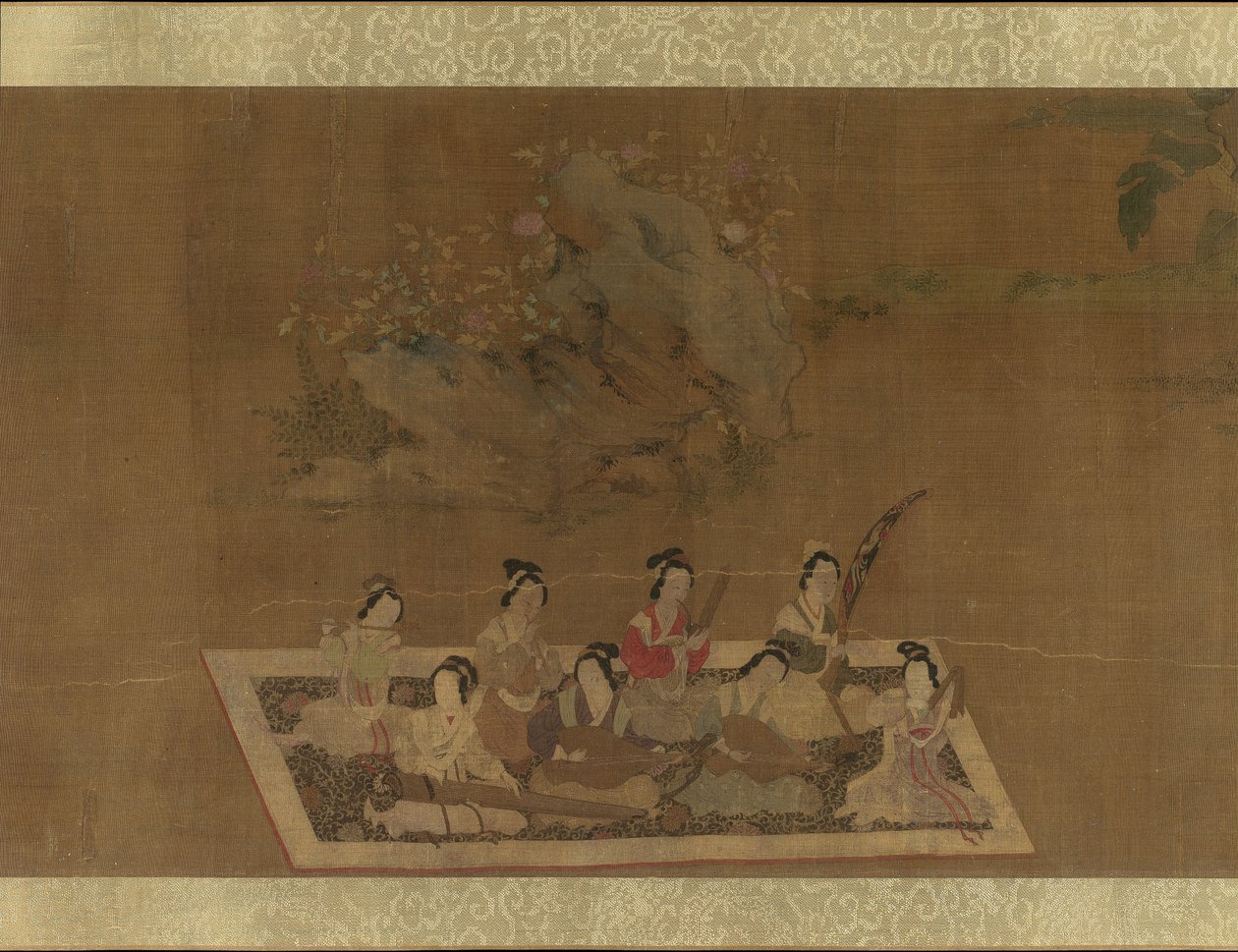 Dame Su Hui en Haar Verspuzzel, 16e eeuw door In the style of Qiu Ying